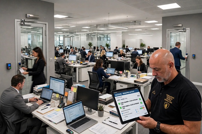 Seguridad comercial y control de accesos en el 22@, Barcelona